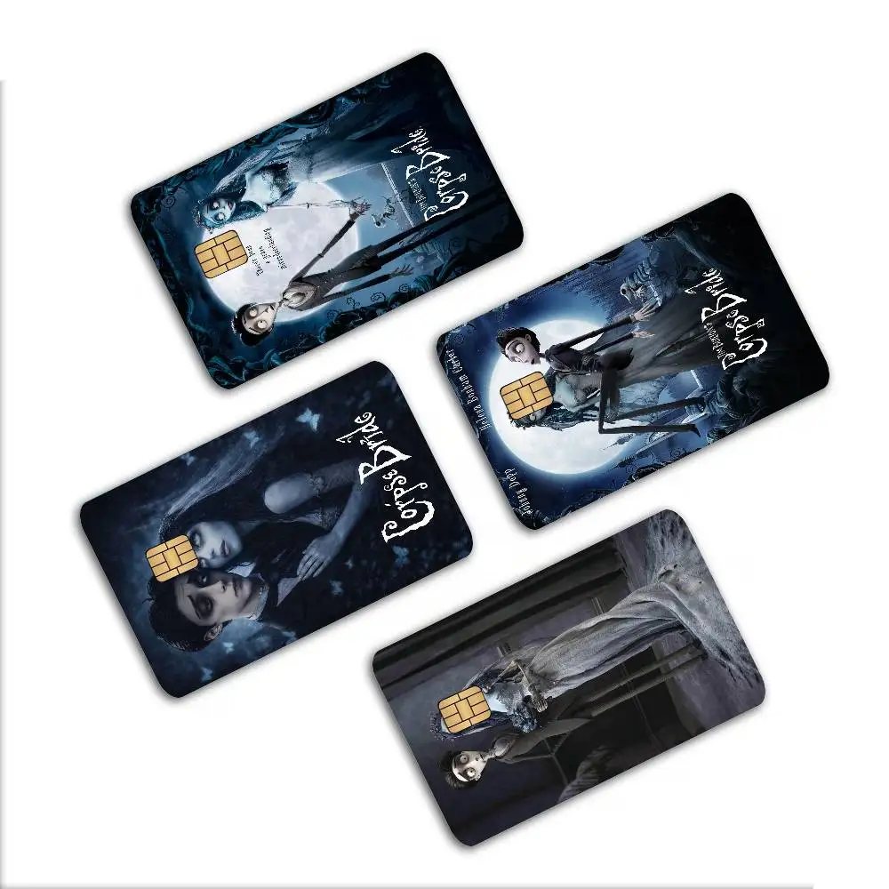 Movie C-Corpse Bride Anime Cartoon Sticker Film Skin for Credit Card Debit Bank Bus Card