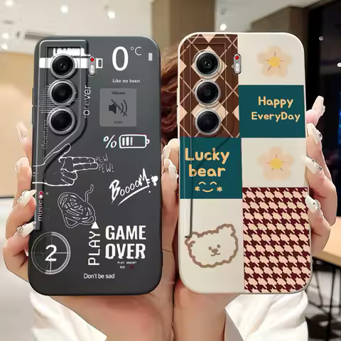 For Tecno Camon 40 Pro 4G Case CM6 Luxury Art Painted Cover Shockproof Phone Case For Tecno Camon40 Camon 40 Pro CM7 Soft Fundas
