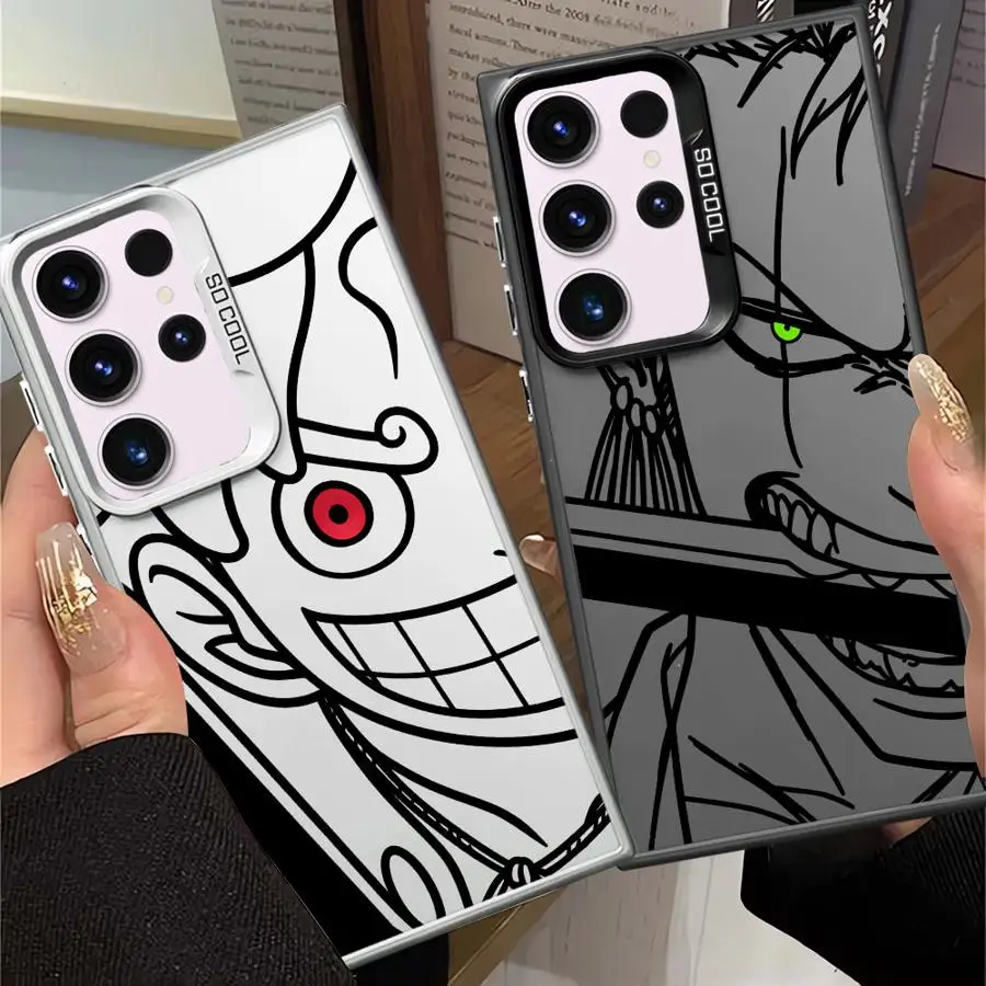 Case for Samsung Galaxy S26 Note 20 Ultra S20 FE S24 FE S21 S22 Ultra S25 S23 S25Edge Phone Cover One P-Piece Luffys Design