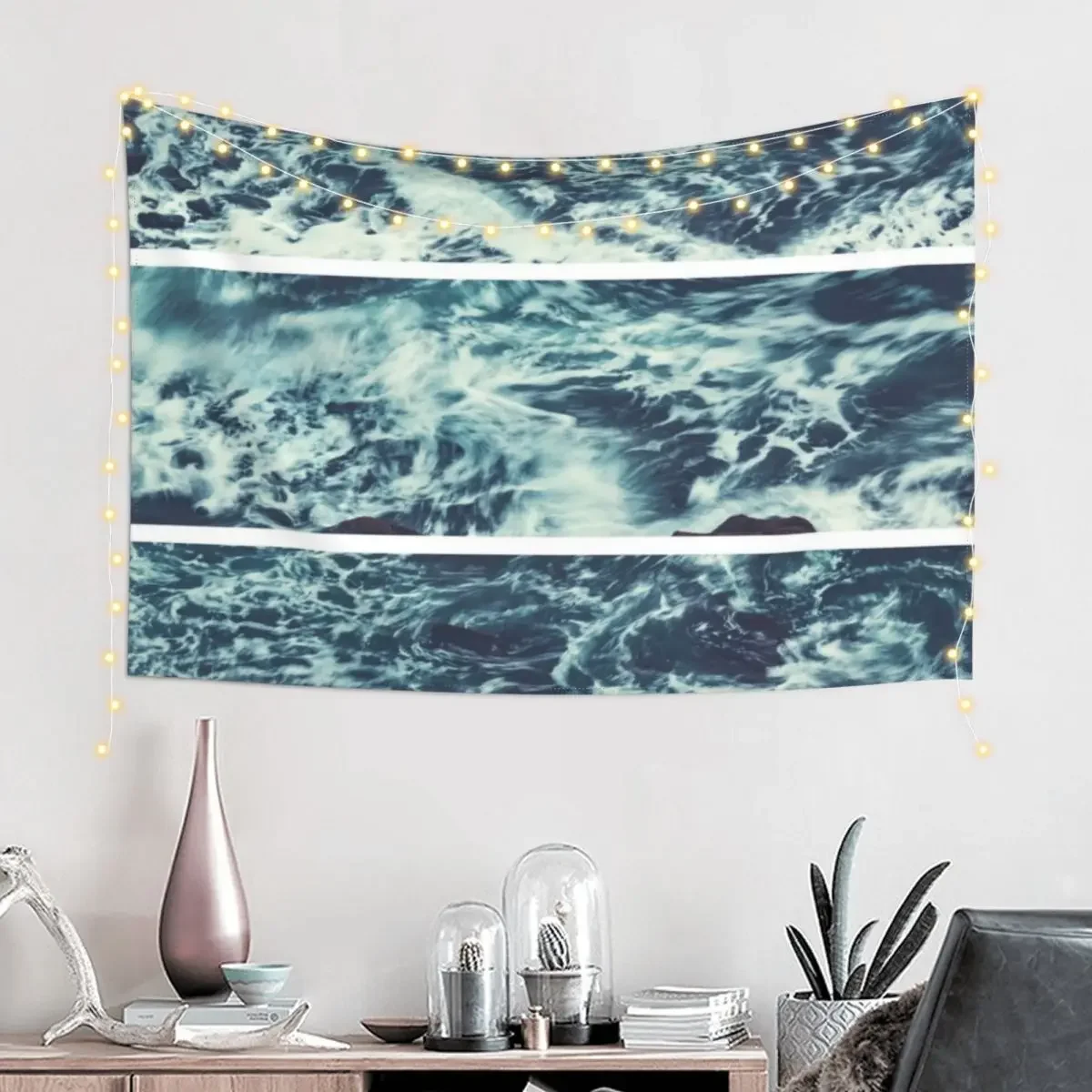 Saltwater Triptych Tapestry Wall Hangings Decoration Room Decoration Korean Style Tapestry