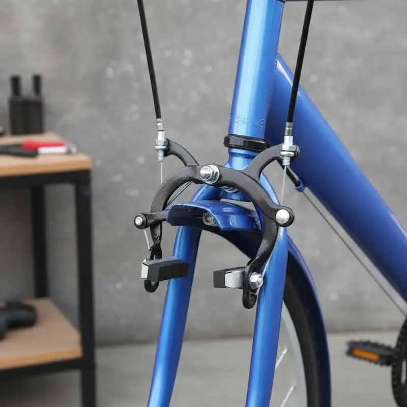 1 Stück C-förmige Rennrad-Sattelbremse, langlebig, leicht, präzise Vorderradbremse für Fahrrad-Upgrade-Zubehör – Detail 2