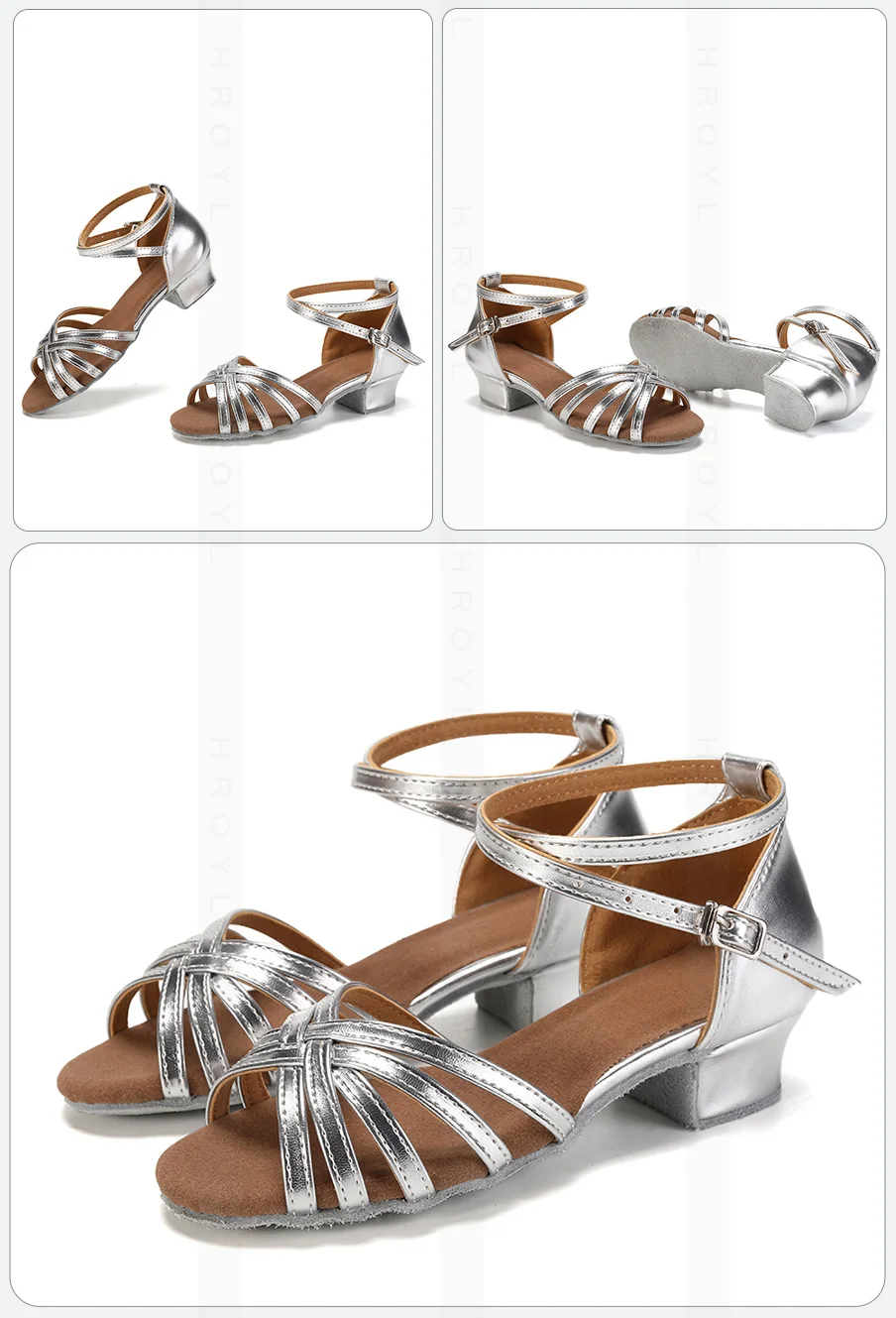 Mädchen Tanzschuhe Kinder Kind Mädchen Ballsaal Latein Tanzschuhe für Frauen Moderne Jazz Tanzschuhe Trainingsschuhe Salsa Sandalen – Detail 11