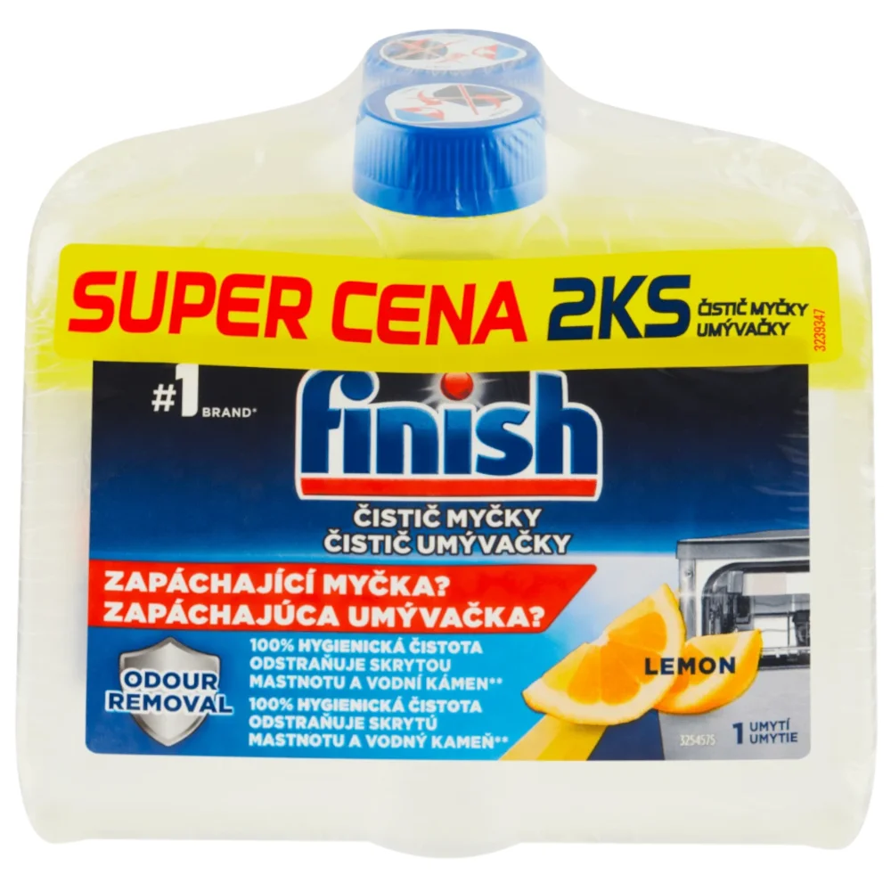 Vaatwasmiddel FINISH Lemon DUO Vaatwasmiddel 2x250ml