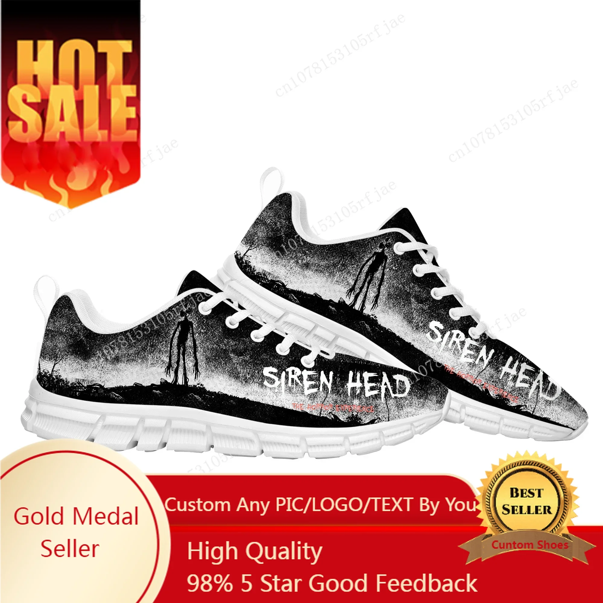 

Siren Head Sports Custom Shoes Cartoon Game Mens Womens Teenager Fashion Sneaker Tailor Made Couple Built Shoes