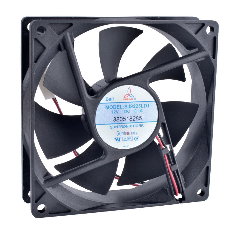 COOLING REVOLUTION SJ9225LD1 9cm 90mm 92mm fan 9025 9225 92x92x25mm 12V 0.10A Double ball bearing super quiet cooling fan