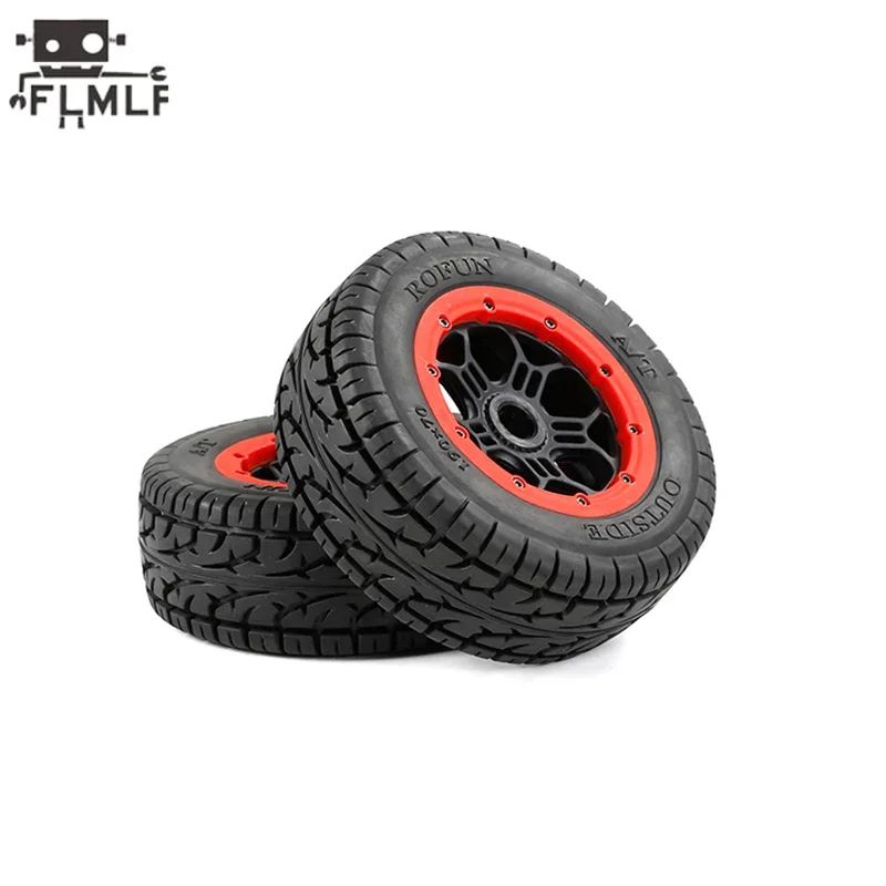 All-Terrain ล้อยางชุดประกอบชุด Fit 1/5 Losi 5ive-T Rofun Rovan LT KingMotor X2 SLT V5 BAJA 5SC FID DTT QL 5T รถบรรทุกอะไหล่