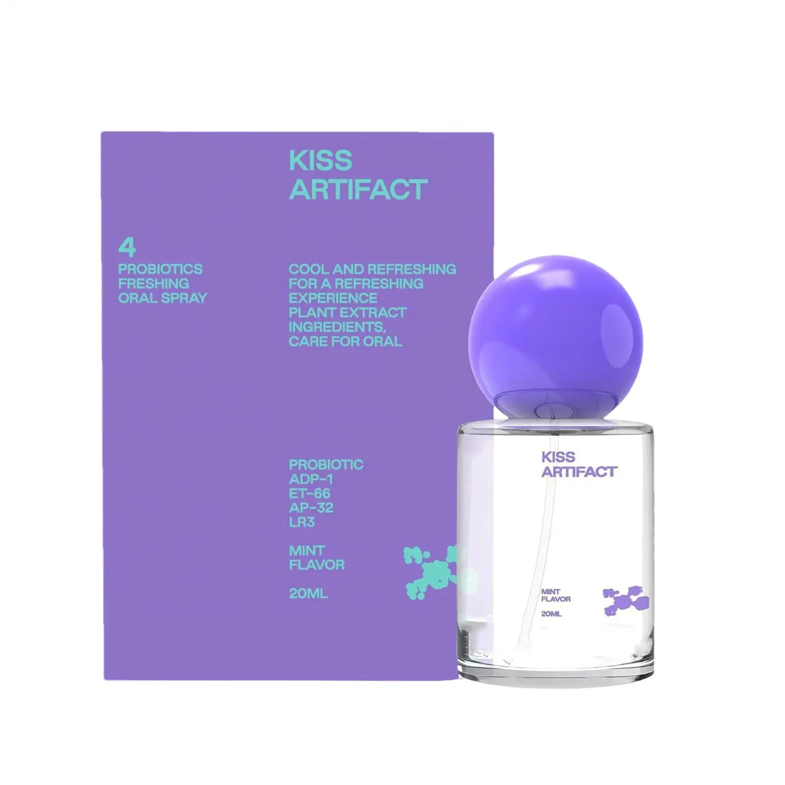 

Пробиотический спрей для полости рта 20 мл, мягкий, длительного действия, без спирта, дорожный формат, освежитель для полости рта, пробиотический освежитель для путешествий