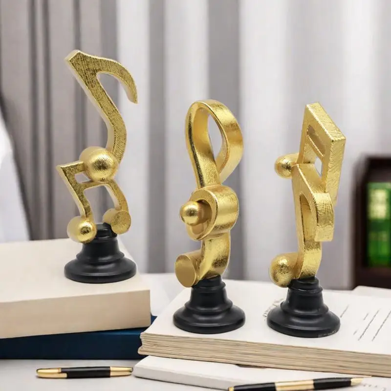 Music Note Sculpture Music Note Table Centerpiece Crafts Music Note Ornaments Modern Home Accents Decor For Shelves Piano