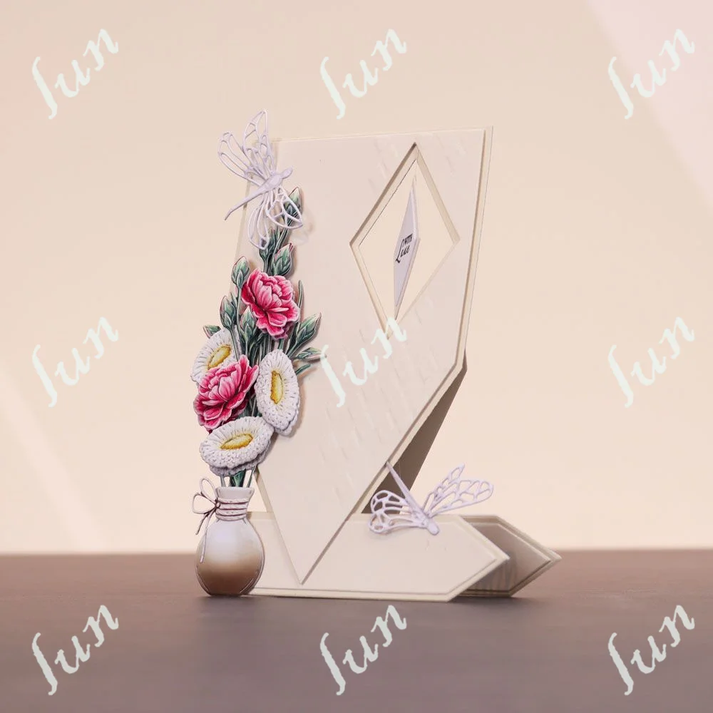 Plus Blissful Bouquet Die Set Metal Cutting Dies DIY Scrapbooking Photo Album Decorative Embossing Paper Card Cuts Crafts