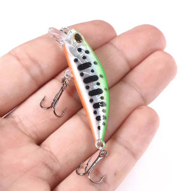1 szt. 5,8 cm 4,9 g Przynęta Jerkbait do Wędkowania, Tonący Minnow, Twarde Przynęty, Czarny Minnow Wobler, Sprzęt Wędkarski