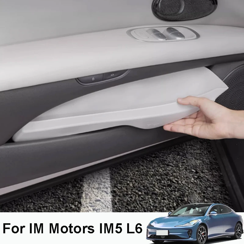 

For IM Motors IM5 L6 2024-2025 Car Gate Slot Silicone Pad Storage Box Waterproof Dirt Resistant Interior Accessories