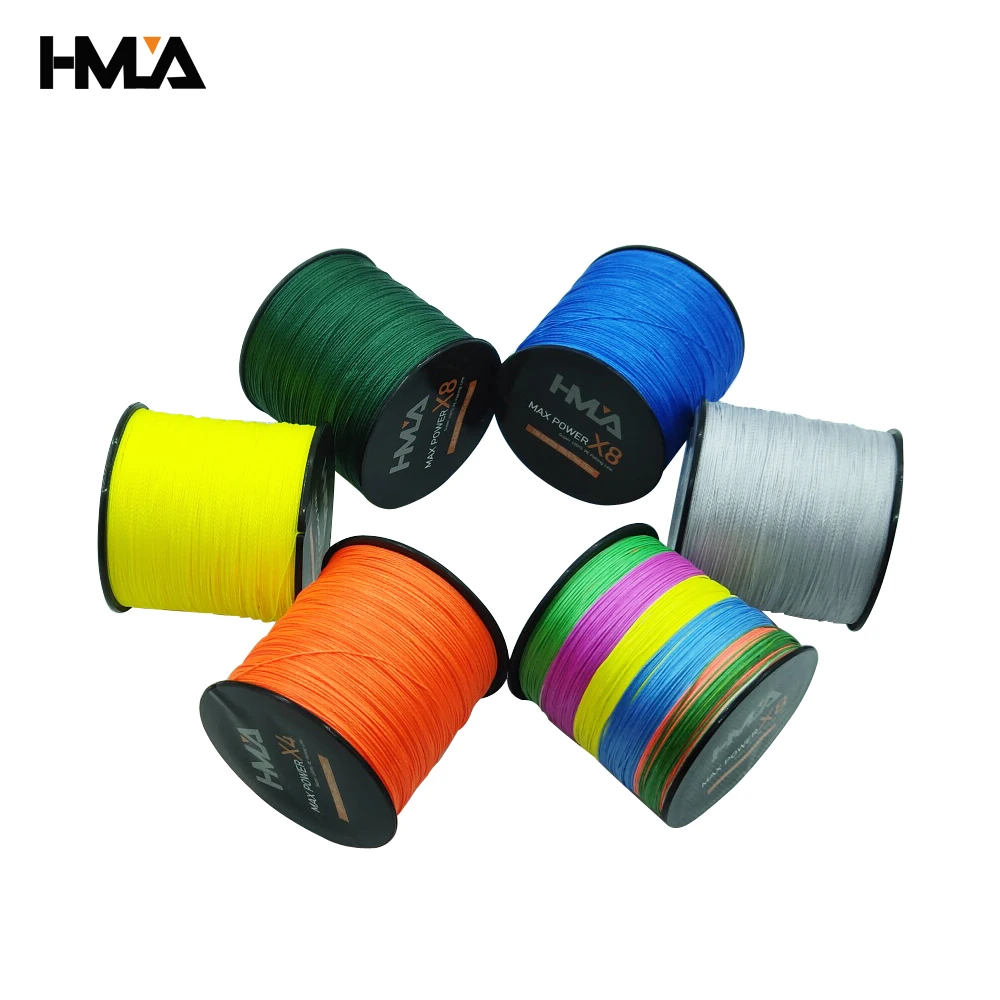 

HMLA Japan Monofilament Fishing Line Spool 8 Strands Braided Durable Thread 1000M 500M 300M Sea Saltwater