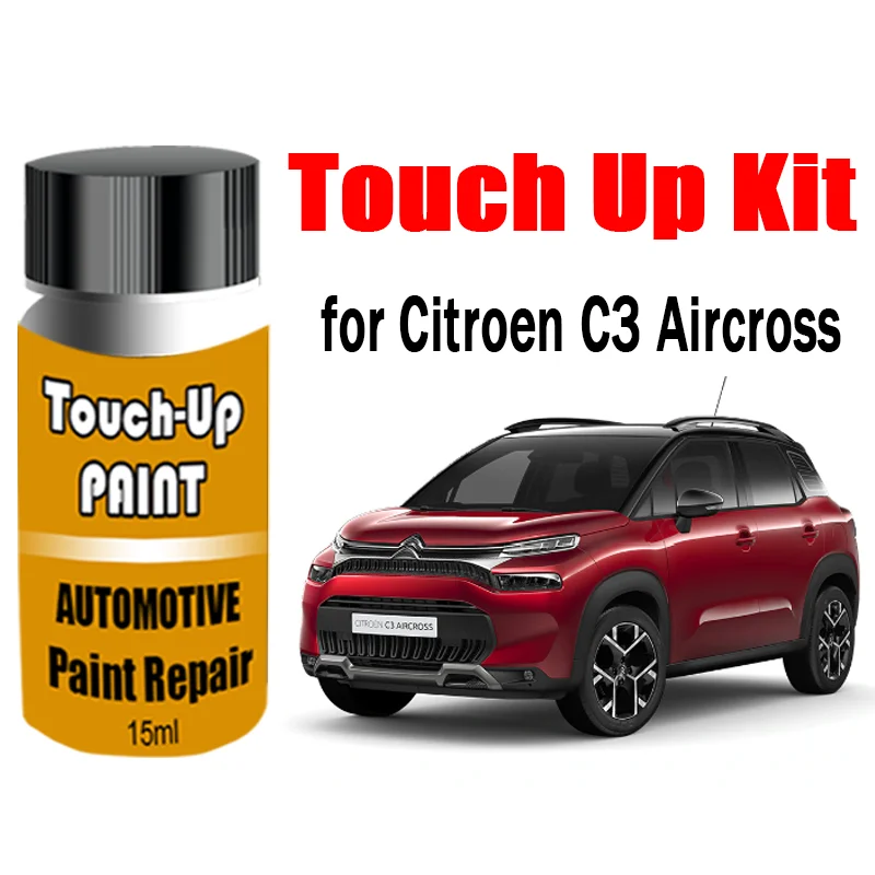 

Car Touch-Up Paint Kit (with brush) for Citroen C3 Aircross Paint Scratch Remover Car Paint Care Accessories
