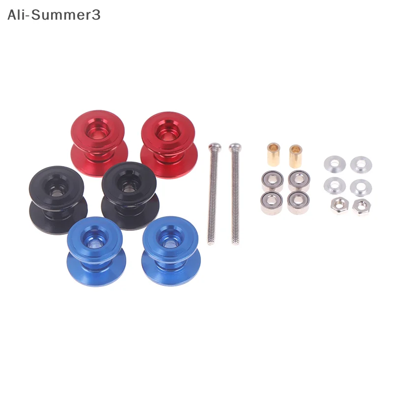 2 Stücke 12-13mm Doppelführungsrolle 95423 Leichte Legierung Ersatzteile Für Mini 4WD Automodell