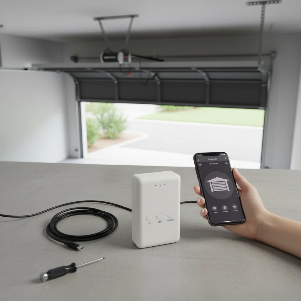 Tuya = WIFI مفتاح باب المرآب الذكي المتداول هاتف ذكي APP لاسلكي للتحكم عن بعد بوابة دوارة أوتوماتيكية يعمل 2025 جديد #1