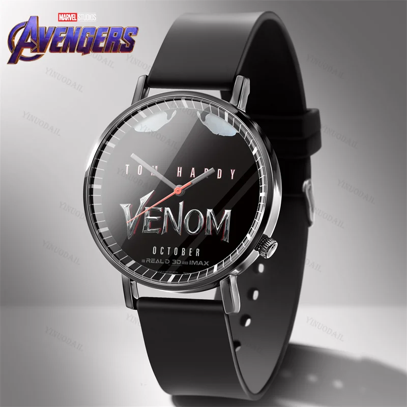 Thor VENOM Marvel Avengers Fashion Watch for Men Reloj Hombre Quartz Wristwatches Student Relogio Masculino Cartoon Figures Gift