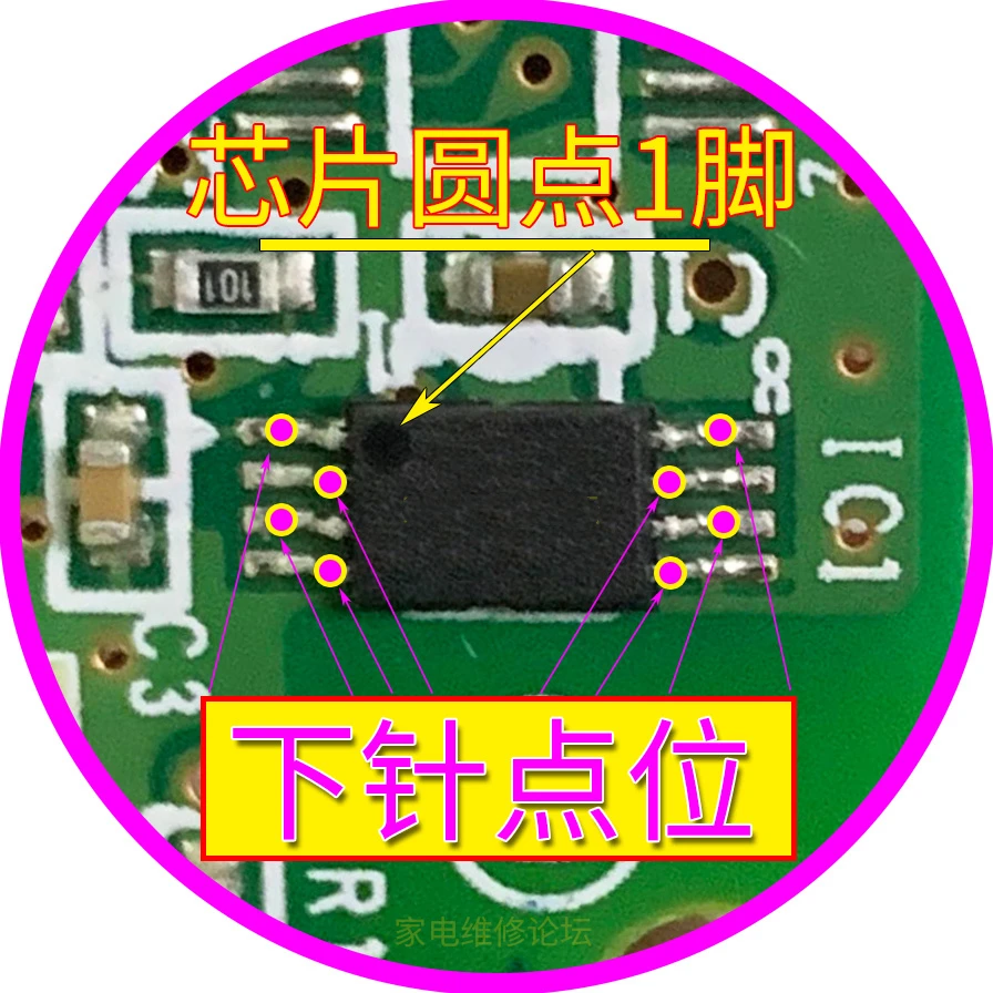 SSOP8 Chip Đầu Đo Dòng TSSOP8 Trực Tuyến Đốt Kẹp Thử Nghiệm Kẹp Đốt Căn Cứ Đọc-Viết Đầu Dò
