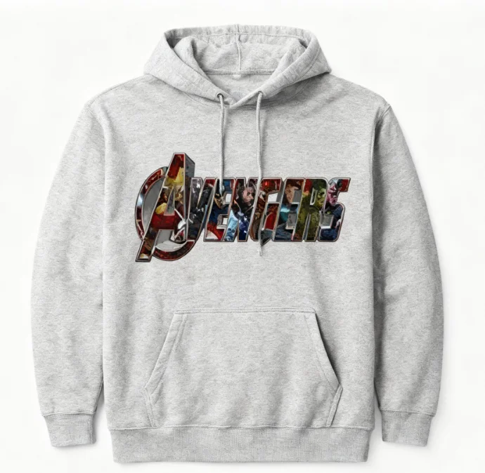 سترة بغطاء للرأس بشعار Avengers Metallic الجديد لعام 2025، سترة شتوية لفريق Marvel Superhero Team Graphic Sci Fi Heroes Alliance