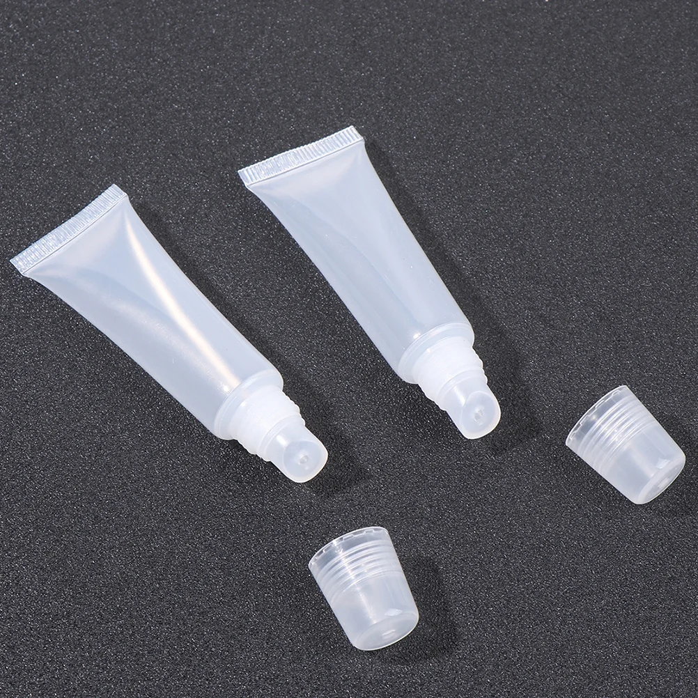 

40Pcs Lip Balm Tubes Refillable Leakproof Containers Portable Travel Tubes for Lip Gloss Lotion Moisturizer