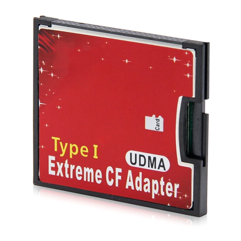 to Card Adapter Micro-SD SDHC SDXC to Compact Memory Card Reader