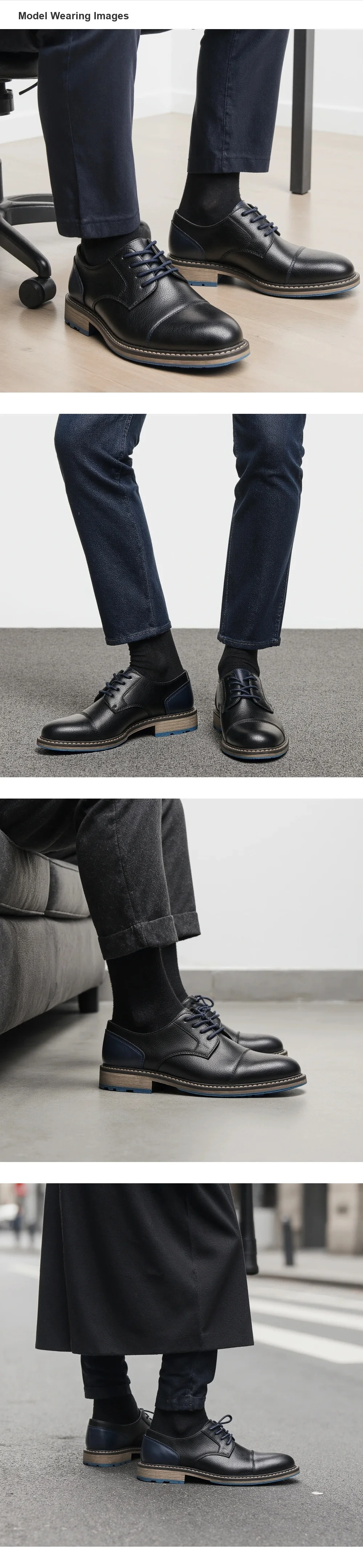 Herren Freizeitschuhe Marke 2026 Komfortable Modische Lederschuhe für Männer – Detail 5