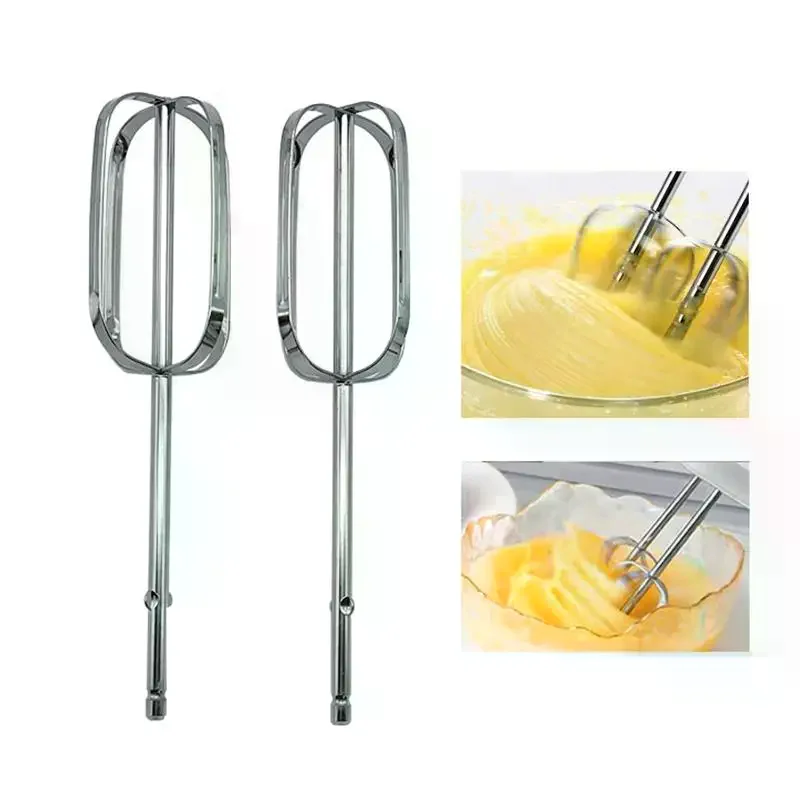1/2Pcs Stainless Steel Hand Mixer Beaters Attachments Easy Clean Mixing Whisk For Baking Cake Kitchen Appliances Hot Sale - Image 3