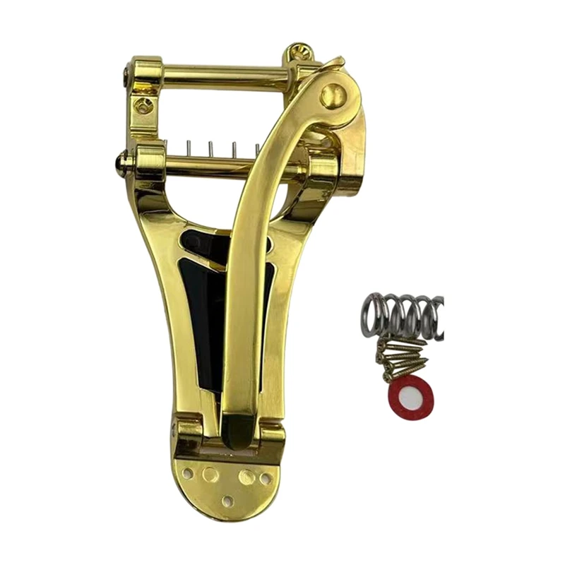 

Gold LP Vibrato Tailpiece String Tremolo Bridge For Electric Guitar With Vibrato Arm Durable Easy Install