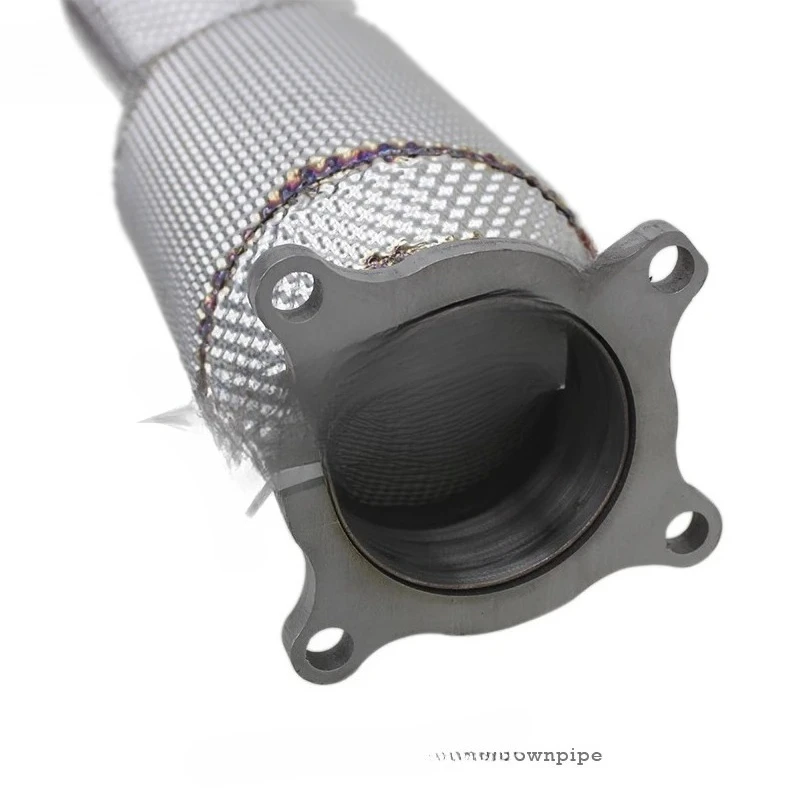 رائجة البيع OBM العادم النازل ل 1 ماكان 2.0T 2013-2018 الفولاذ المقاوم للصدأ النازل مع محفز العادم الأنابيب سيارة العادم S #4