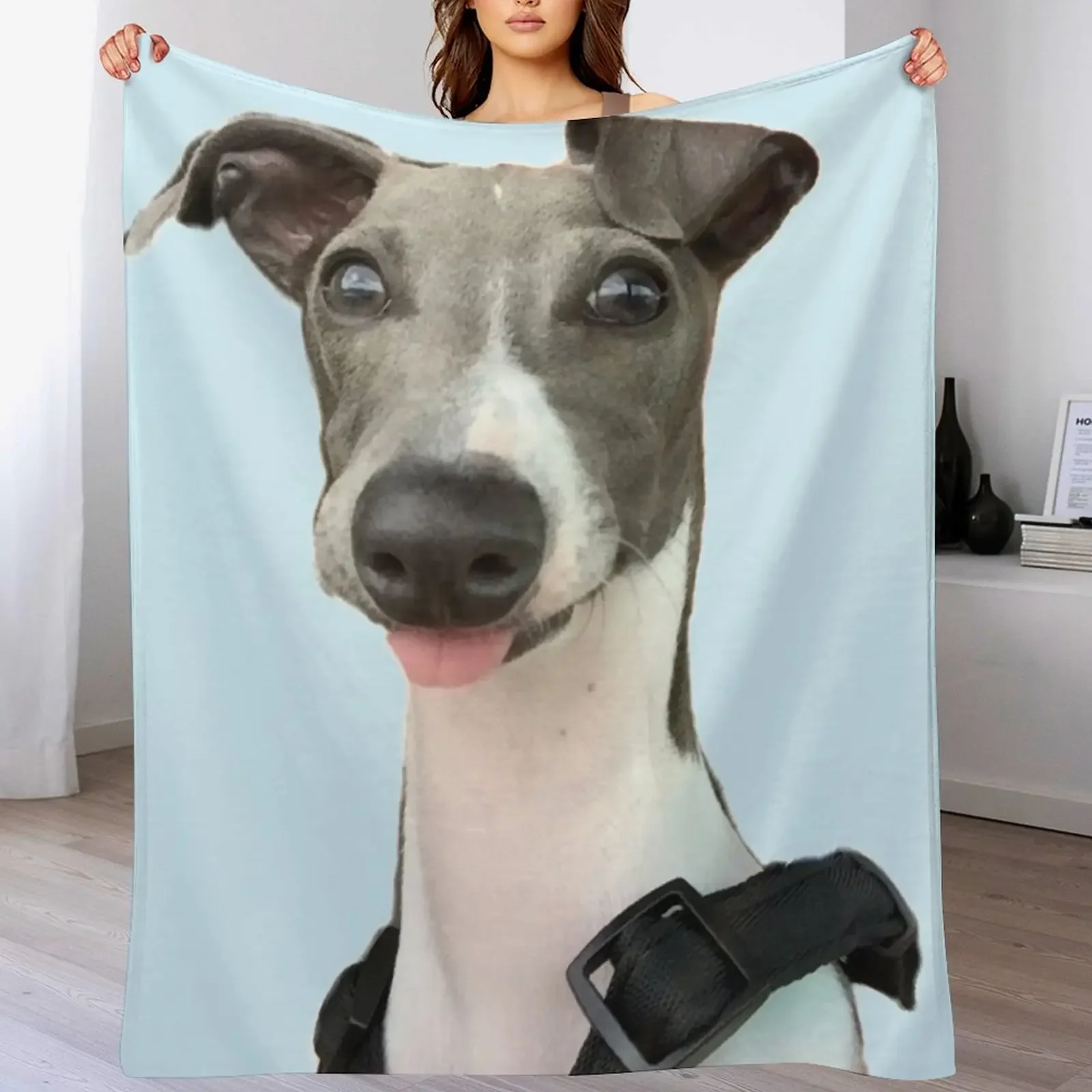 

Italian Greyhound Throw Blanket Multi Purpose Soft Warm Blanket for Home Travel