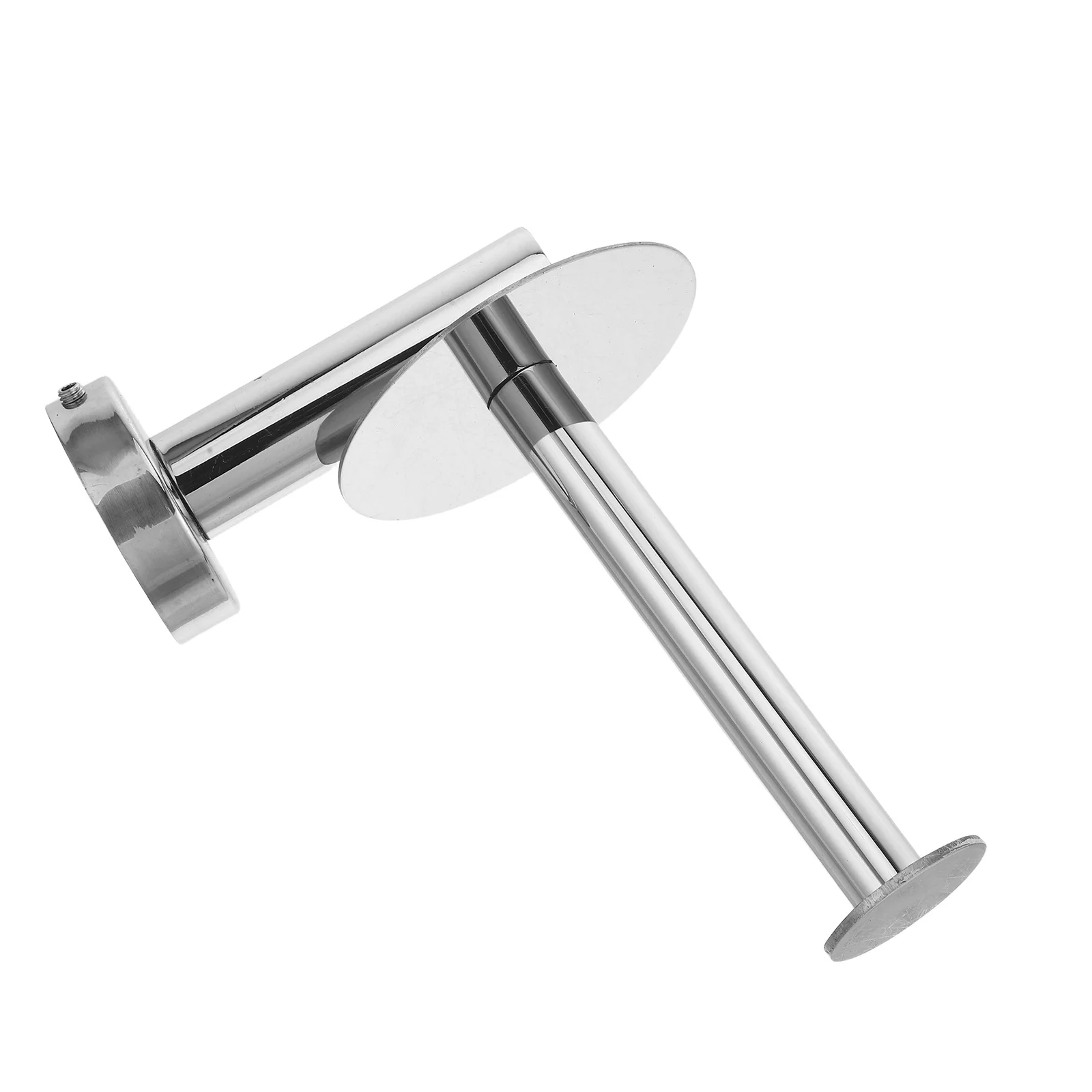 

Stainless Steel Paper Towel Holder Roll Organizer Polished Smooth Surface Pressure Lever Design Countertop Storage Rack For Home