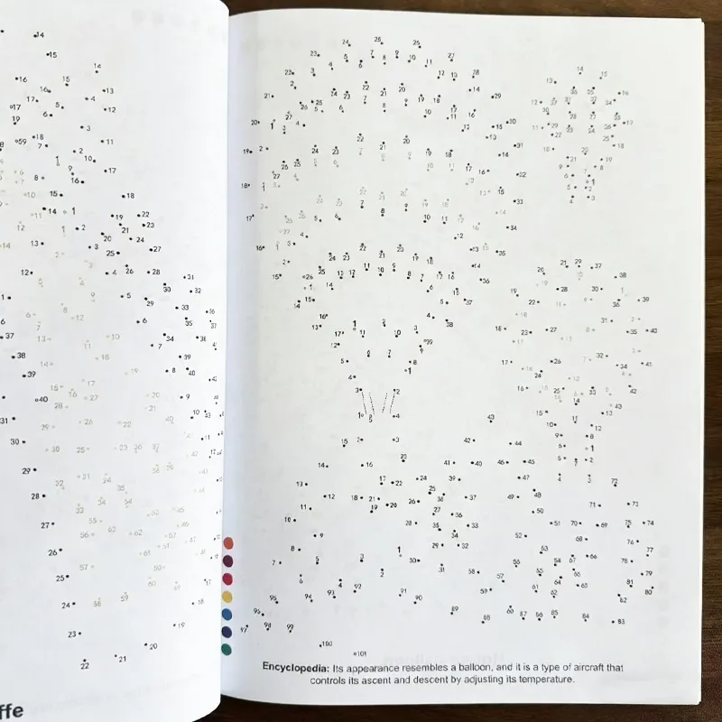 Zeichnen für Kinder durch Verbinden von Linien, Zeichnen von Punkten und Verbinden von Linien, lustiges Aktivitätsbuch, Stiftkontrolltraining, 48 Farbseiten