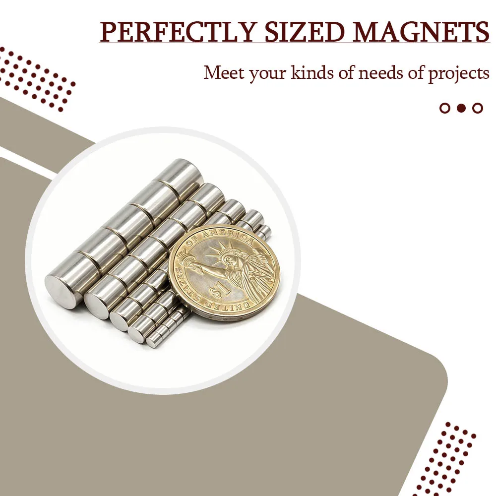 Super Strong Round Neodymium Magnet Powerful Magnets N35 small Permanent Magnetic NdfeB Refrigerator Magnet 3x3 5x5 6x6 10x10mm - Image 4