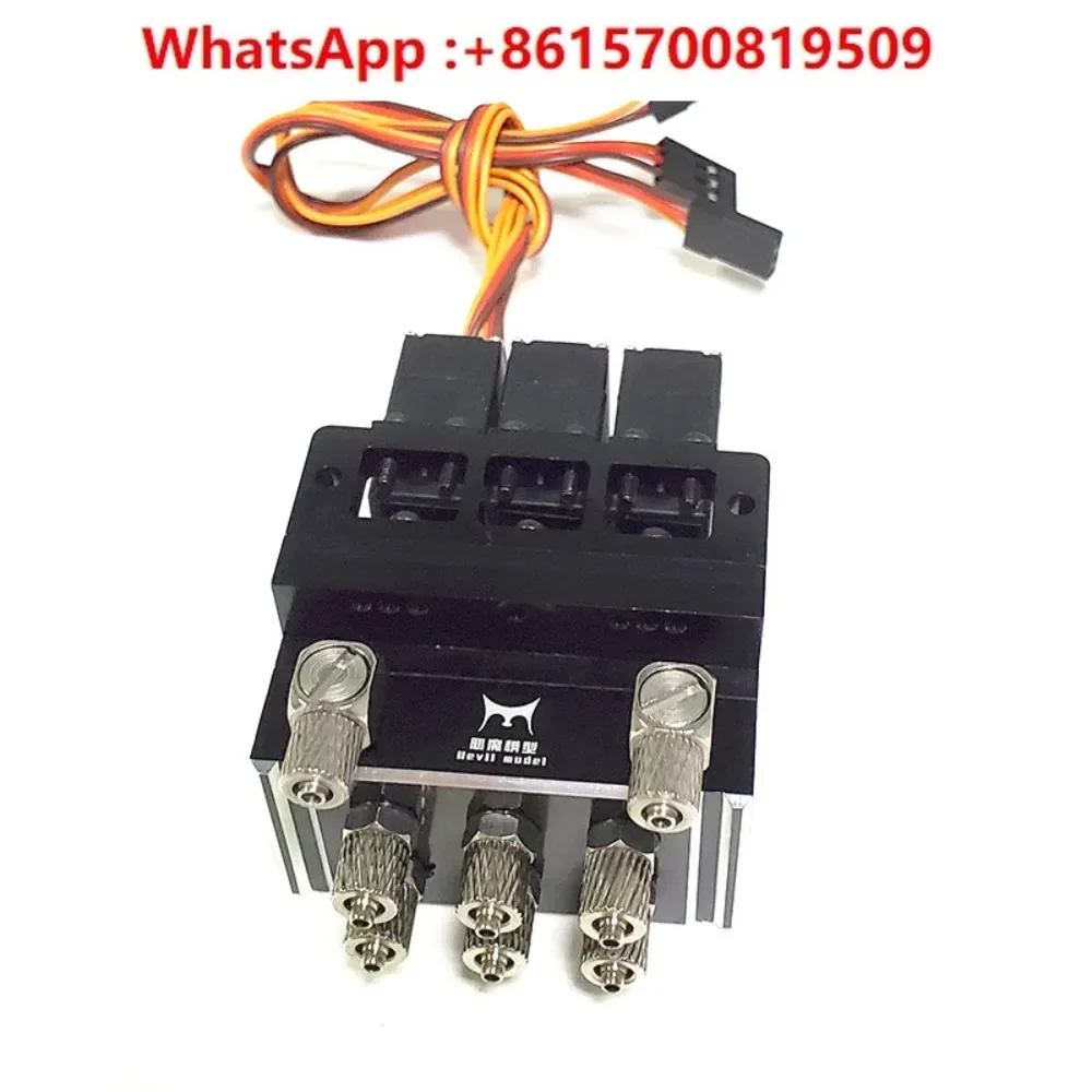 RC Model 3-way Hydraulic Directional Valve Model Excavator Hydraulic Valve Forklift Hydraulic Steering Valve Model