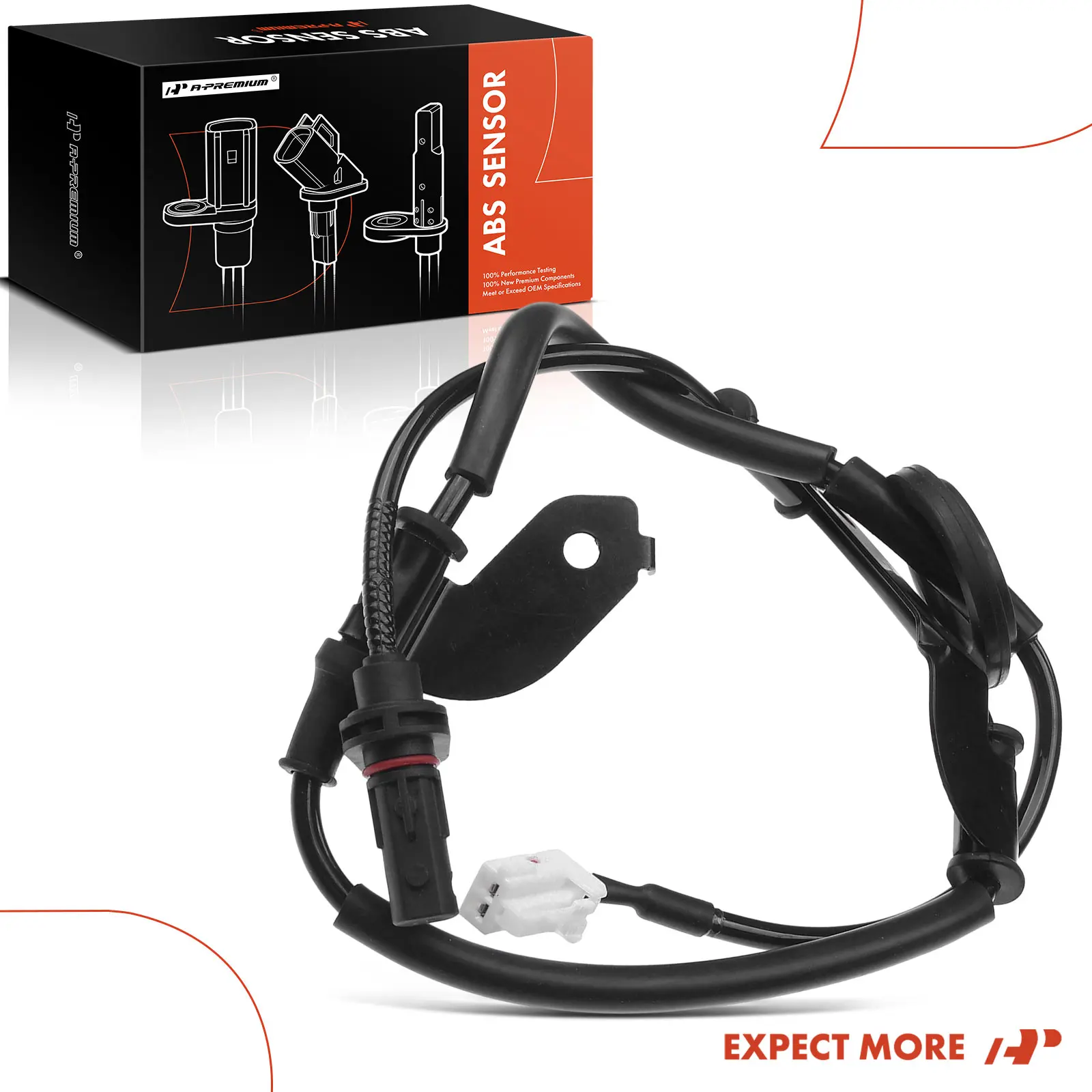 A-Premium Rear Passenger Side ABS Wheel Speed Sensor for Hyundai Elantra 2007-2009 7