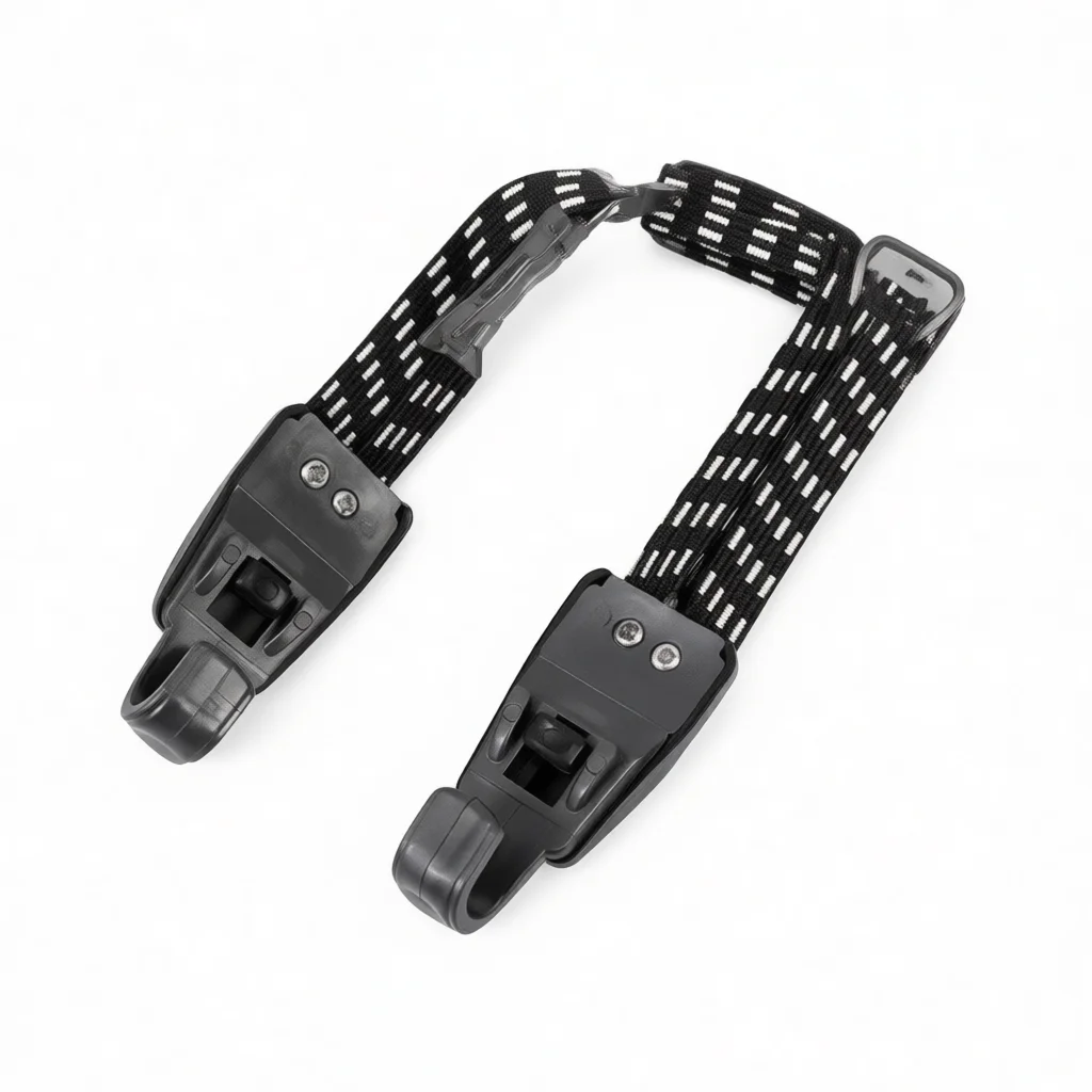 Elastic Bungee Cord Reflective Bike Cargo Rope Adjustable Binding Strap For Mountain Cycling Luggage Rack Storage Rack