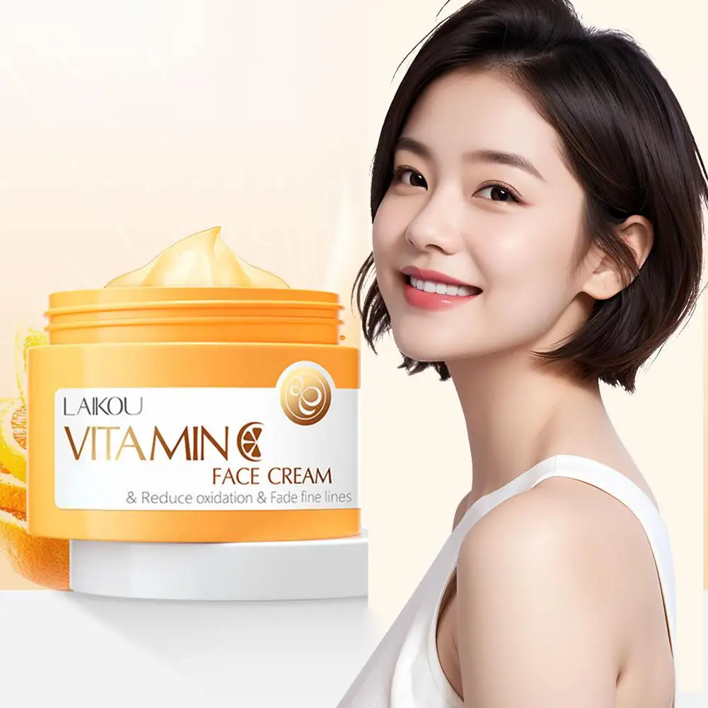 25g Vitamin C Face Cream Moisturizing Serum Fade Acne Marks Brightening Skin Care Essence For women 1pcs