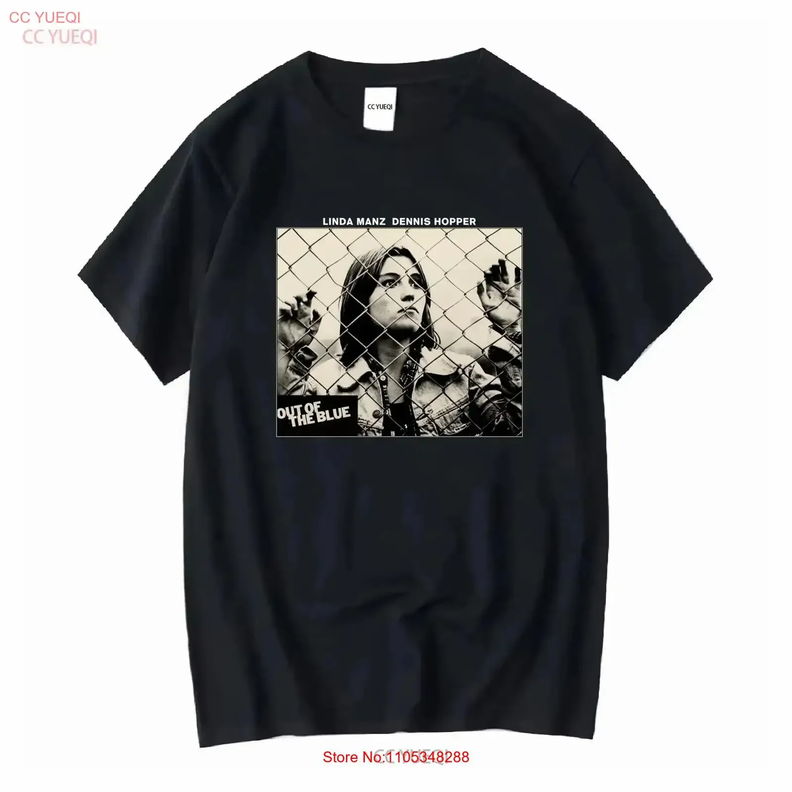 Out of The Blue shirt Large Rare OOP Drama Film Cult Dennis Hopper Linda Manz vintage Washed streetwear vintage Washed