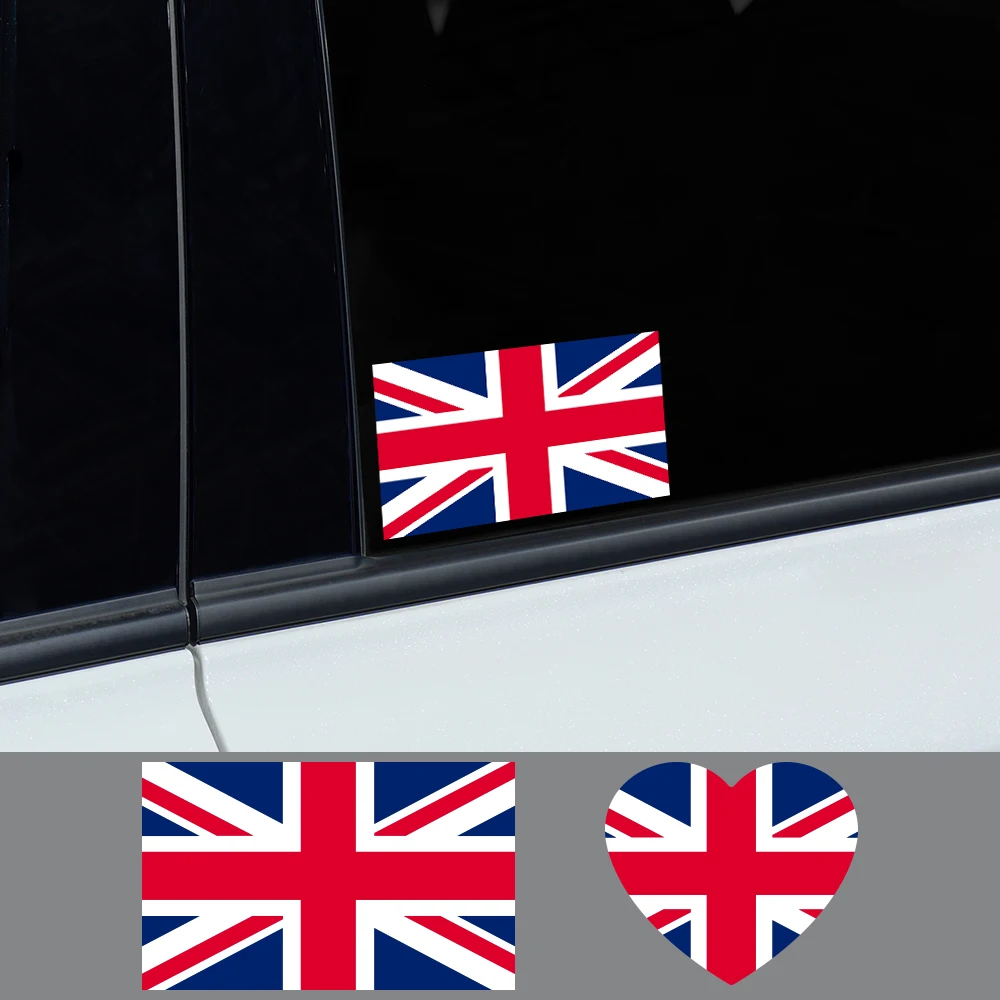 British Flag Car Stickers Auto Windshield Motorcycle Laptop Decoration PVC Waterproof Styling Decals Car Exterior Accessories