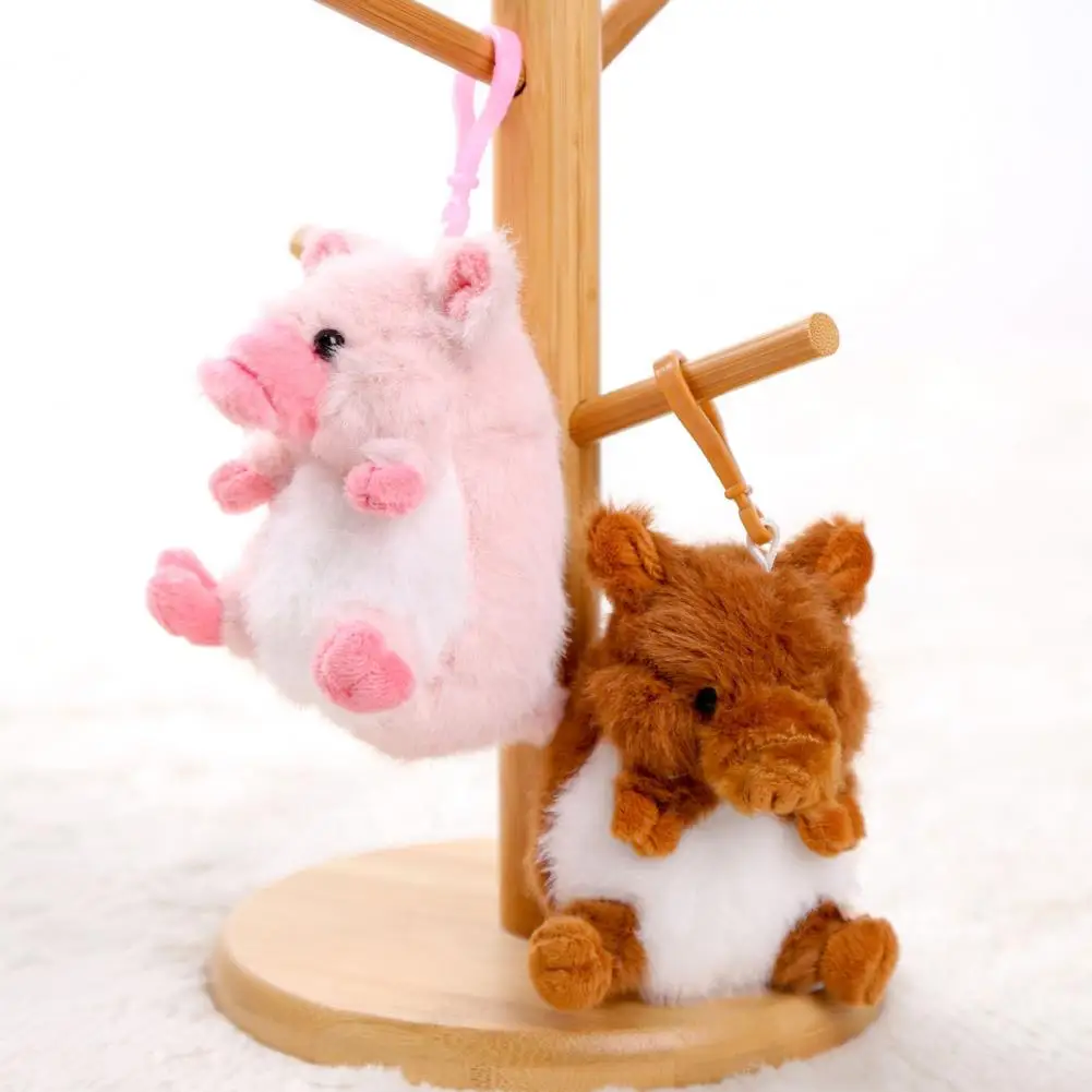 Animal relleno de lana suave, muñeco de jabalí de lana suave con relleno de algodón Pp para comodidad de soporte emocional para niños