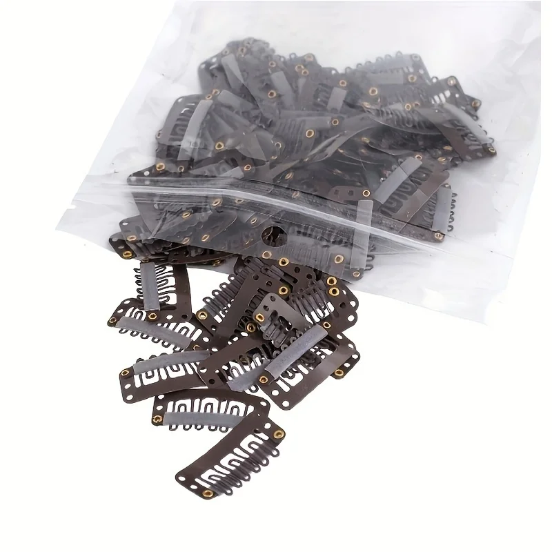 

Fixed wig clipsHairpin U-cards are used to secure synthetic wigs and hair extensions Pack of 50