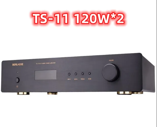 

TS-11 120W*2 New HIFI High Fidelity Home 2.0 Stereo Power Amplifier DAC Decoding with Remote Control Bluetooth 5.0