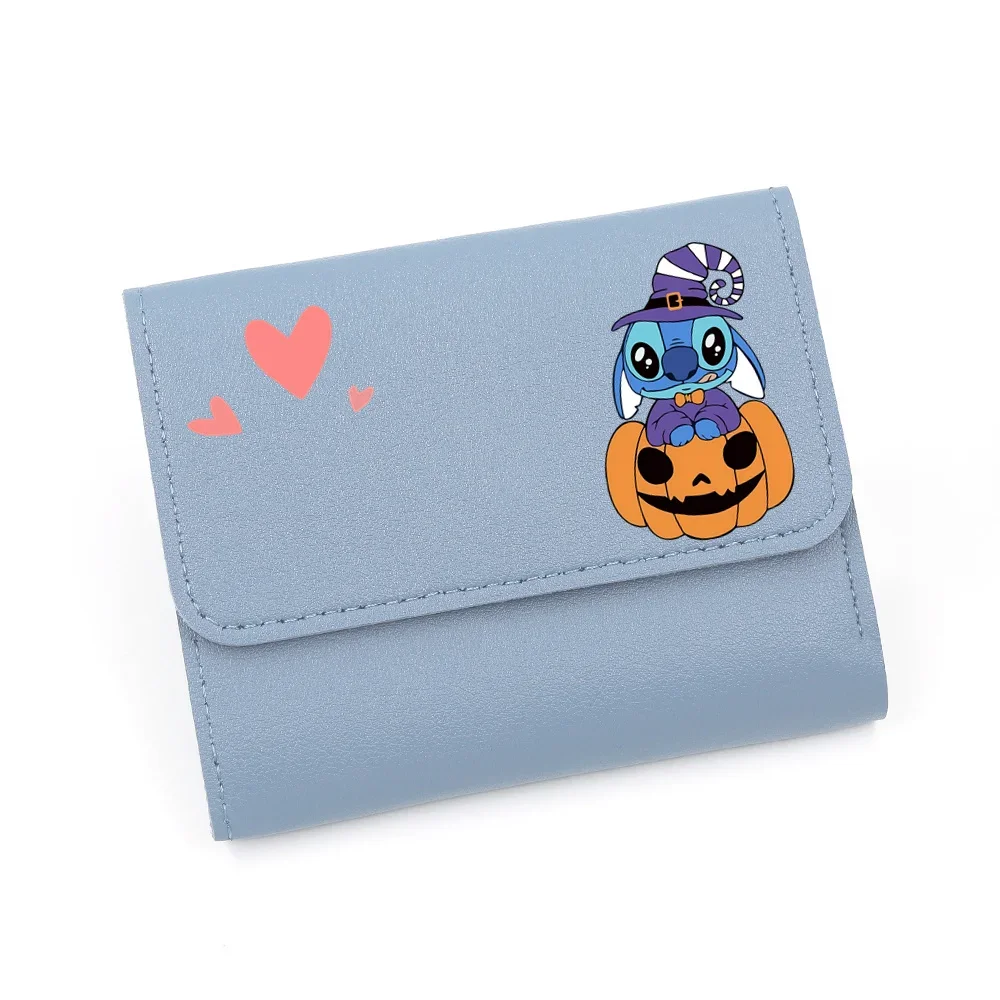 Kawaii Stitch Disney Women Wallets Women Purse Halloween Stitch Women Wallets Coin Purse Bags for Woman Female Wallet Money Bag