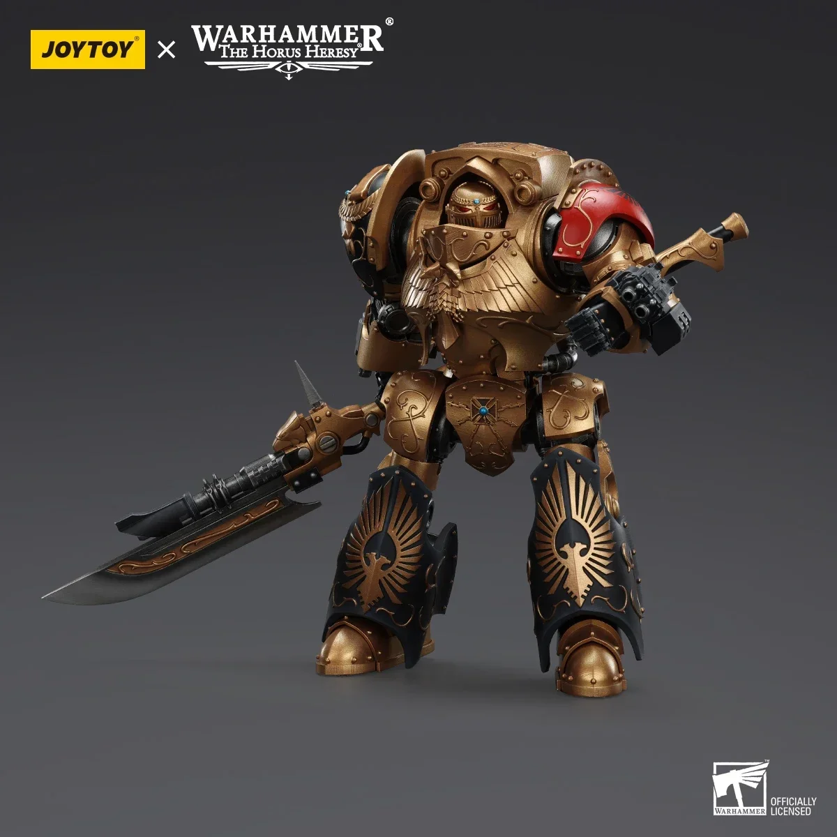 Preventa JOYTOY figura de acción Warhammer Legio Custodes convertidor-Achillus Dreadnought 1:18 Mecha modelo niños juguetes Warhammer muñeca