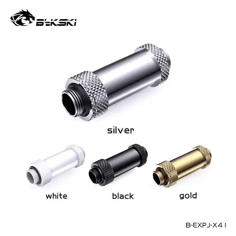 

Подключаемый фитинг для двойной видеокарты Bykski, мост SLI, удлинительные фитинги «папа-папа», 41–69 мм, G1/4", B-EXPJ-X41