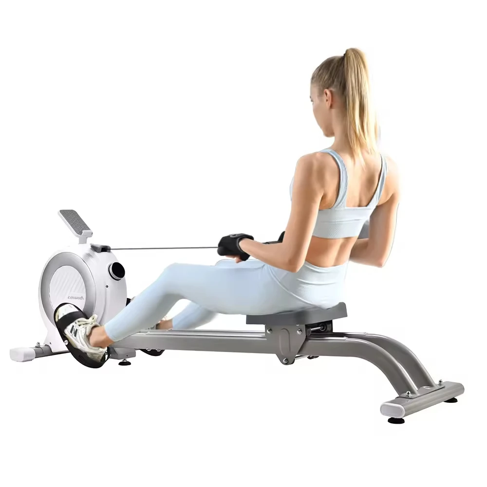 Newly Designed Electric Control Can Be Connected to Bluetooth 140kg Load-bearing and Easy to Assemble Rowing Machine