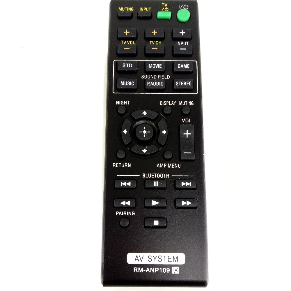 

New OEM Remote control for Sony Remote RM-ANP109 for RM-ANP105 For HT-CT660 SA-CT660 AV SYSTEM Fernbedienung