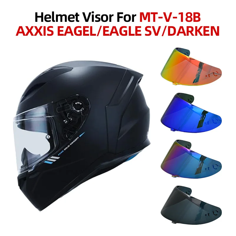 Visor for AXXIS helmet replacement Motorcycle visière casque for MT-V-18B EAGEL/EAGLE SV/DRAKEN sunglass windshield UV-protect