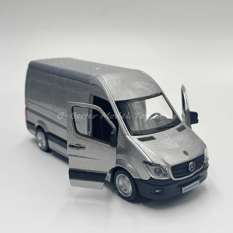 1:38 Diecast Metal Model Toy Sprinter Van Minibus MPV Pull Back Car Children Gifts