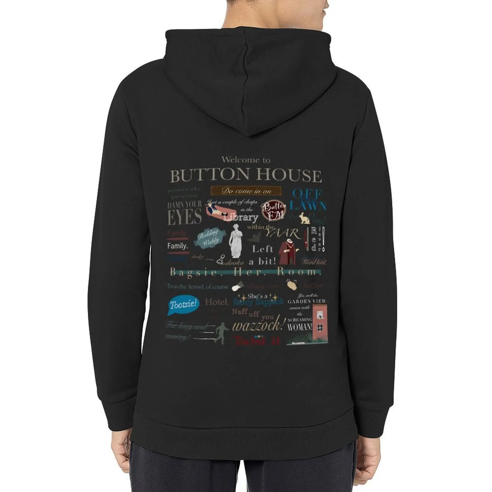 

Ghosts (BBC) Quotes Hoodie men's clothes mens designer clothes male clothes graphic t shirts men tracksuit