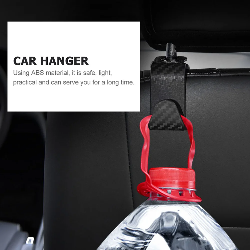 2 Pcs Hook up Car Supplies Auto Back Seat Hangers Bag Holder Portable Hooks Headrest